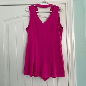 Hot Pink Romper